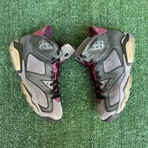 Men's Nike Air Jordan 6 Bordeaux 2021 CT8529-063 OG Grey Purple Size 8 No Box